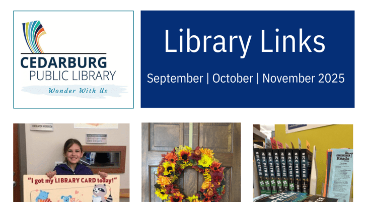 image for Library Links Fall Edition: September, October & November News and Events