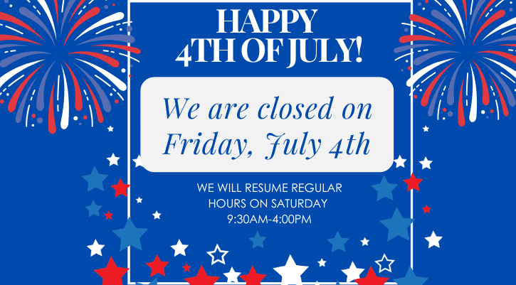 image for Closed on Friday, July 4th