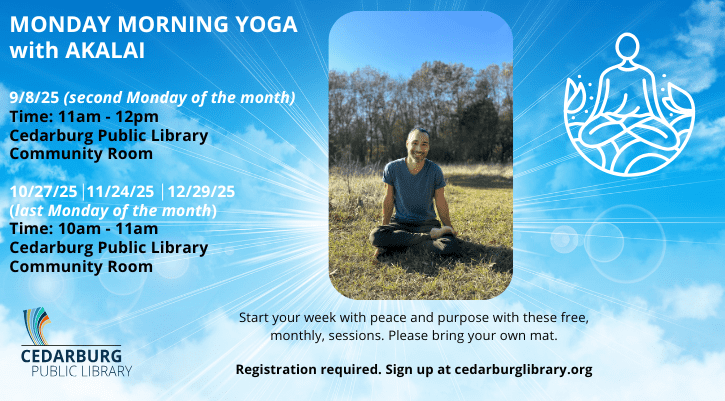image for Free Monthly Yoga Classes at the Library